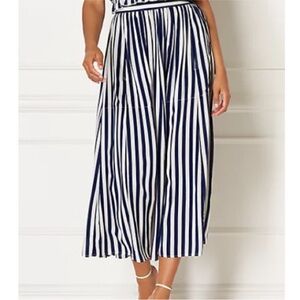 NWT Eva Mendes | Malia Stripe Maxi Skirt